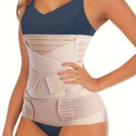 3 in 1 Postpartum Belly Band,Abdominal Support Girdle Recovery Belly/ waist/pelvis Belt,C-Section Breathable Belly Binder(JD103PB)
