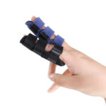 Broken Finger Splint,Trigger Thumb Splints or Arthritis, Thumb Brace for Thumb/Middle/ Ring/Index/Pinky Finger,Blue, Long(JD015FS)