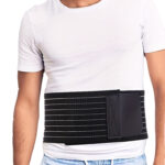 Umbilical Hernia Belt for Women & Men -Abdominal Support Binder with Ventilation Compression Pad -Navel Ventral Epigastric Incisional and Belly Button Hernias Surgery Prevention Aid（JD002HB）