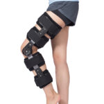 Hinged ROM Knee Brace, Adjustable Orthopedic Knee Stabilizer for Post Surgery,ACL,MCL,PCL Injury,Knee Support Immobilizer for Men Women（JD104KN）