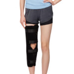 Knee Brace and Full Leg immobilization for Post Surgery Recovery, Knee Stabilizer for ACL,MCL, Meniscus Tear,Arthritis Unisex Knee Warps for Fractures（JD107KN）