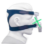 CPAP Headgear Replaces Universal Ultralight Comfort Gel Full Mask Replacement Part Breath Machine Head Band Fit for Respironics Resmed Resmart Without Clips, Blue(JD204C)