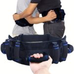Gait Belts Transfer Belt for Seniors with 7 Handles, Gate Belts Medical for Elderly, Lift Belt Quick Release Buckle, Medical Nursing Safety Belt (JD117TB)