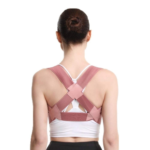 Back Posture Corrector for Women, Back Brace,Adjustment Lower Back Pain Relief Belt,Correct Sitting Posture and Anti-kyphosis Correction Belt (JD106P-Pink)