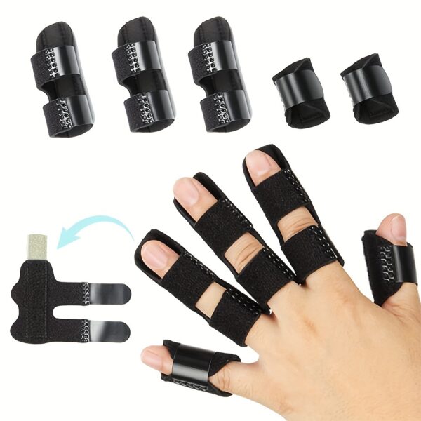 Adjustable Fixing Belt for Finger Fracture Finger Splints Support Brace Sleeve for Straightening Dislocated (JD106FS)