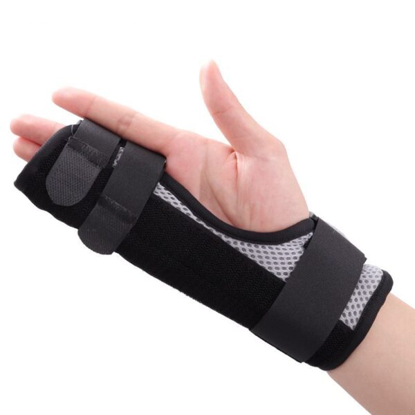 Trigger Finger Splint,Hand Brace with Finger Support,Right or Left Adjustable Hand Brace - Straightening for Trigger Finger, Injury, Fracture（JD118FS）