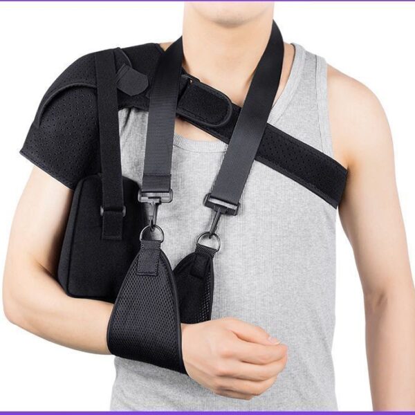 Adjustable Women & Men Shoulder Compression Sleeve Back Support Shoulder Brace for Rehabilitation Therapy (JD016S)