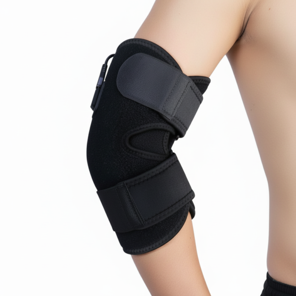 Elbow Heated Brace, Rechargeable Heating Pad for Cubital Tunnel and Tennis Elbow Relief, Elbow Wrap for Sprains, Arthritis, Bursitis, Joint Pain(JD103E)
