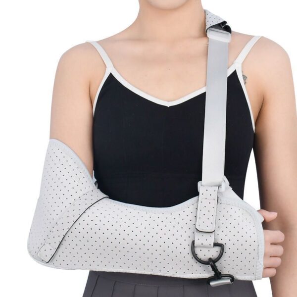 Breathable Arm Sling Shoulder Neck Wrist Brace Forearm Sling Brace for Arm Fracture Fixation Sling Brace (JD019AS)
